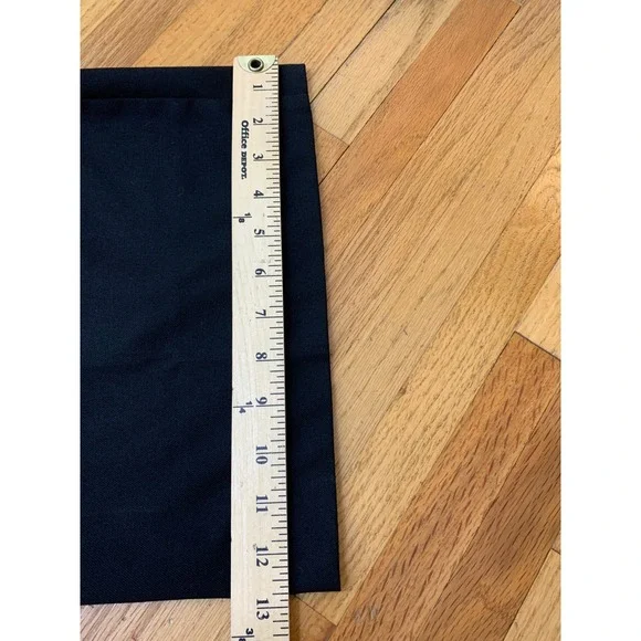 Madewell The Harlow Superwide-Leg Trouser 00 Black High Rise Pleated Pants - Picture 8 of 10